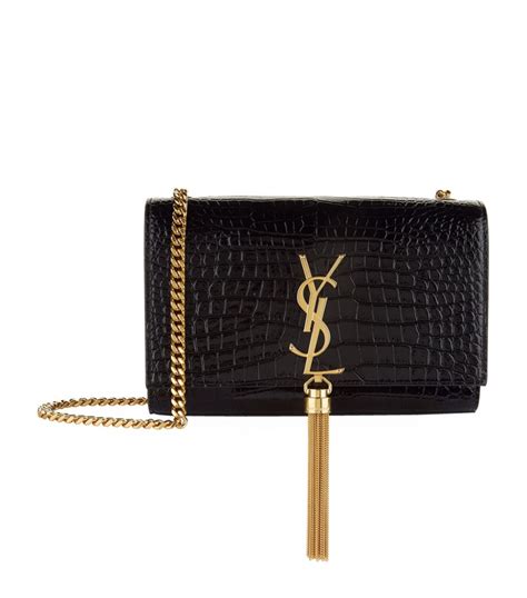 ysl bag sholder|YSL shoulder bag with tassel.